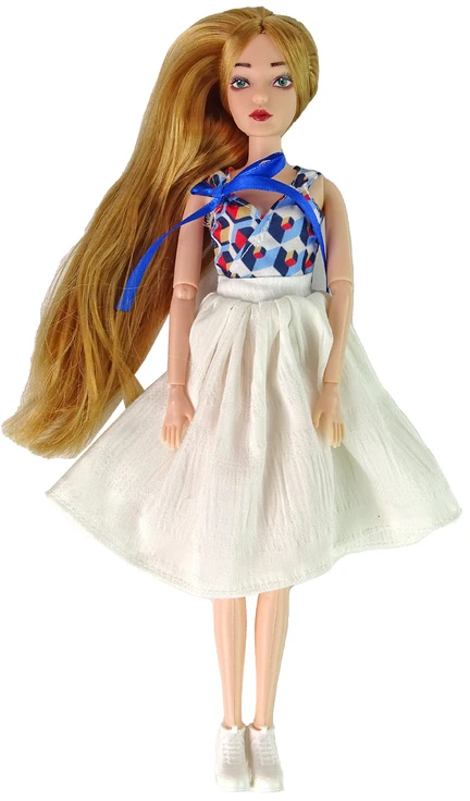 Lėlė Emily su kačiuku Lean Toys