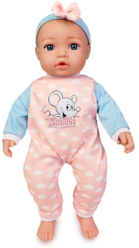 Lalka Lėlė Natalijos lėlė - funkcionali kūdikė 45 cm