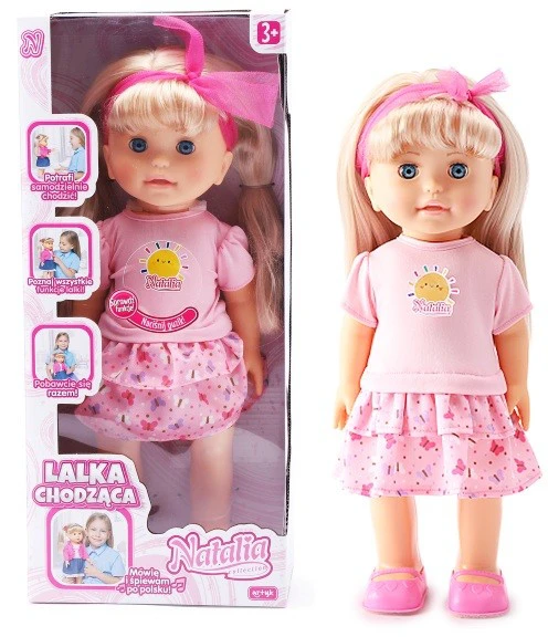 Lalka 137808 ARTYK NATALIJA vaikščiojanti lėlė 40 cm