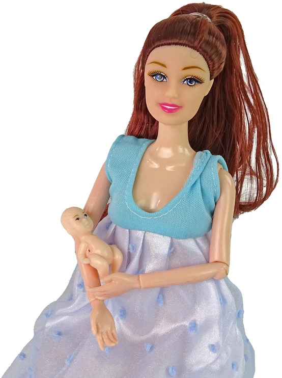 Lean Toys Nėščia lėlė Leantoys