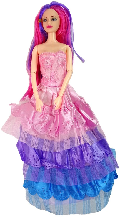 Princesės lėlė su baltu poniu Lean Toys