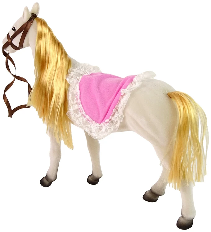 Princesės lėlė su baltu poniu Lean Toys