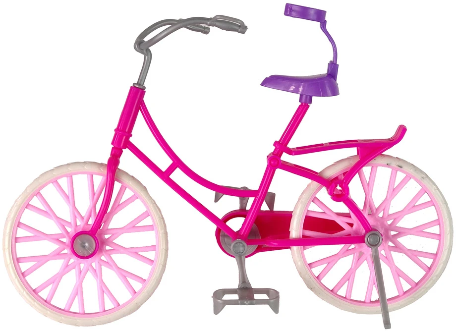 Lean Toys Lėlė su dviračiu