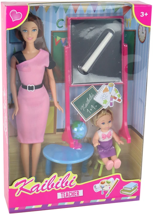 Lean Toys Lėlė mokytoja vaikams