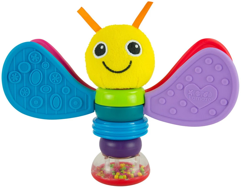 LAMAZE barškutis-kramtukas drugelis FREDDIE