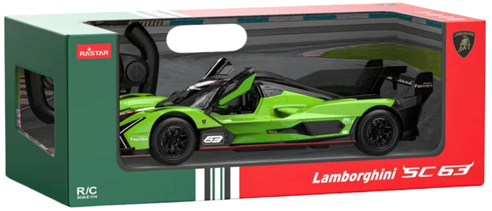 Rastar Nuotoliniu būdu valdomas automobilis Lamborghini SC63 1:14