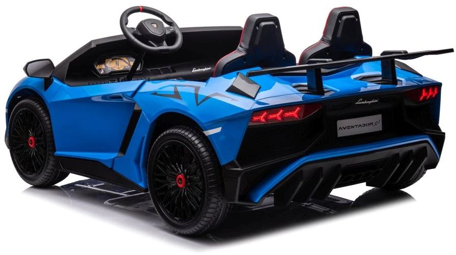 Lean Cars Vienvietis žaislinis elektromobilis Lamborghini XXL, mėlynas