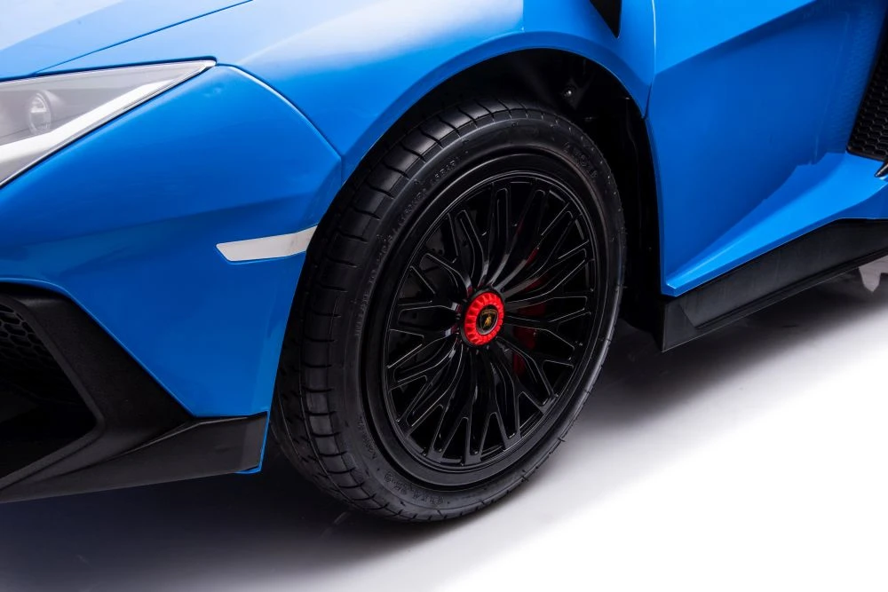 Lean Cars Vienvietis žaislinis elektromobilis Lamborghini XXL, mėlynas