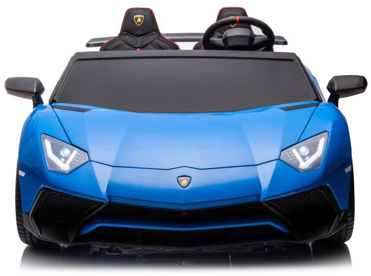 Lean Cars Vienvietis žaislinis elektromobilis Lamborghini XXL, mėlynas