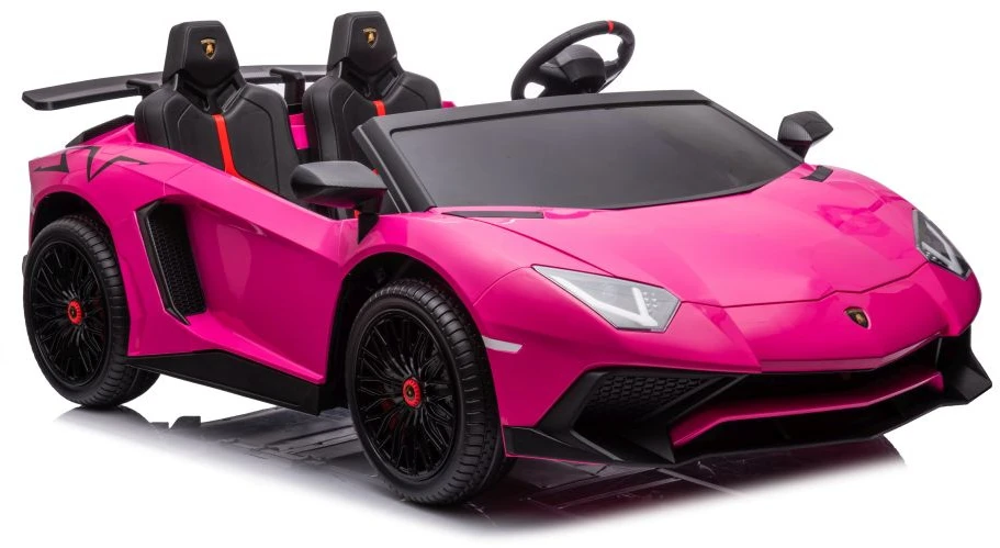 Lean Cars Dvivietis vaikiškas elektromobilis Lean Toys, rožinis