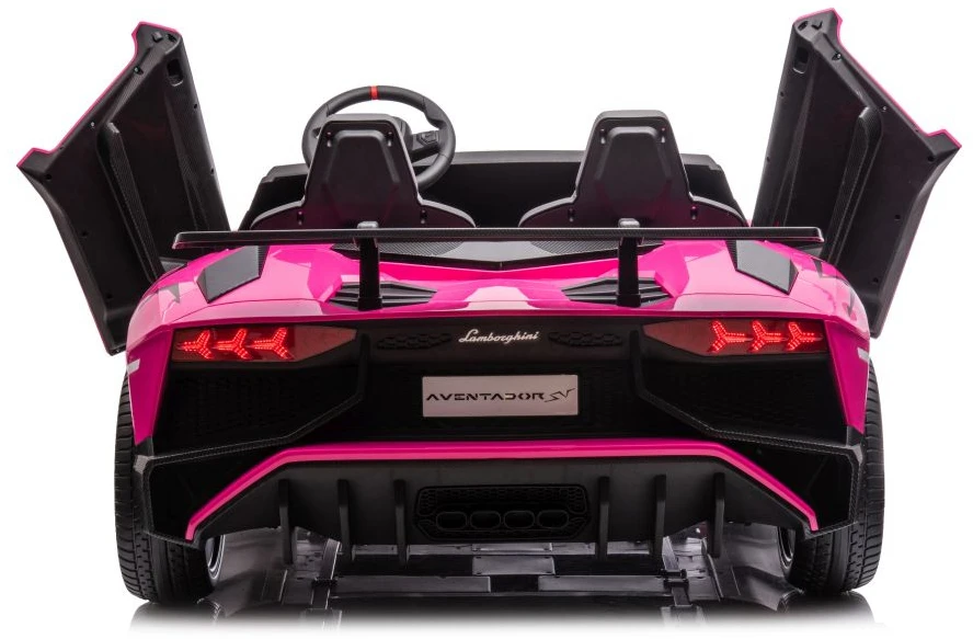 Lean Cars Dvivietis vaikiškas elektromobilis Lean Toys, rožinis