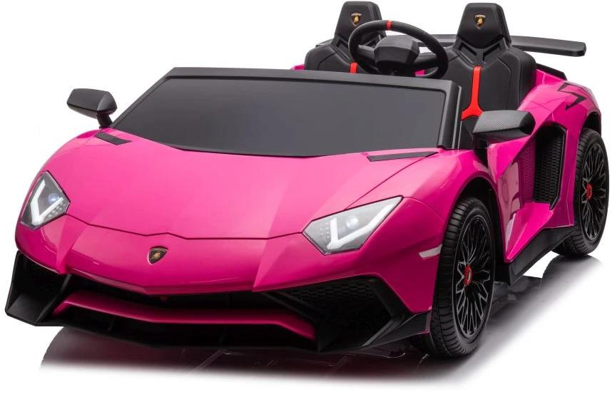 Lean Cars Dvivietis vaikiškas elektromobilis Lean Toys, rožinis