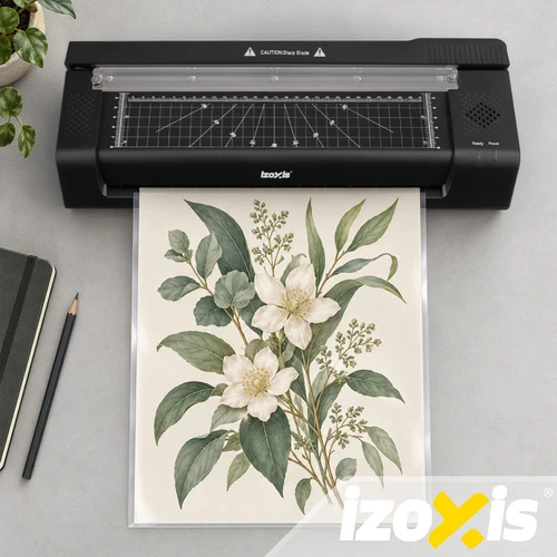Laminator A3 su gilotyną Izoxis