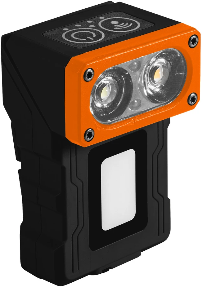 Lampa 500 lm įkraunamas priekinis žibintas su pagrindu