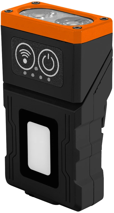 Lampa 500 lm įkraunamas priekinis žibintas su pagrindu