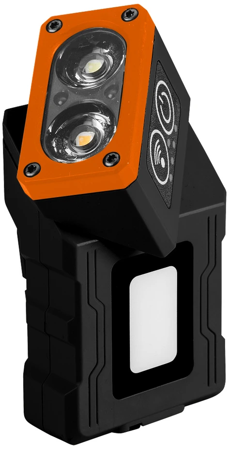 Lampa 500 lm įkraunamas priekinis žibintas su pagrindu