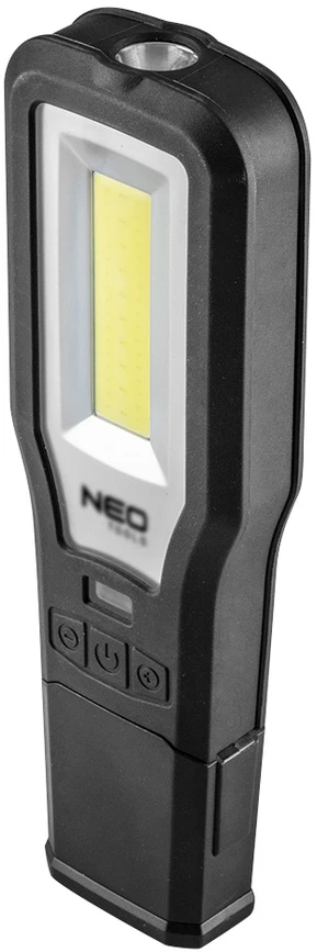 Neo Lampa 550 lm COB LED dirbtuvių lempa + pagrindas + įkroviklis