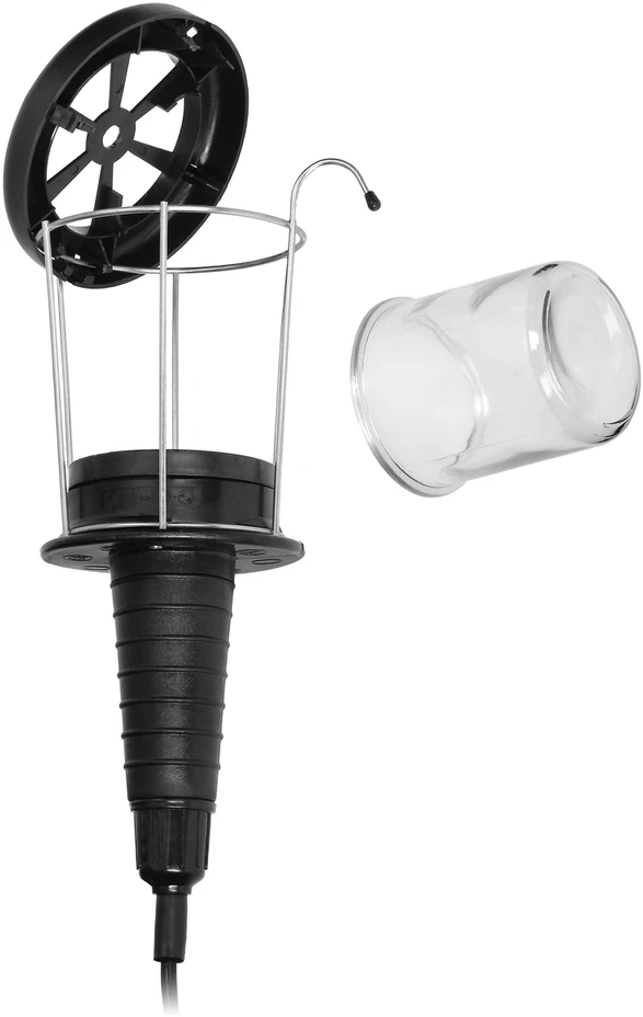 Orno Lampa Dirbtuvės lempa E27, maks. 60 W, IP20, stiklinis gaubtas