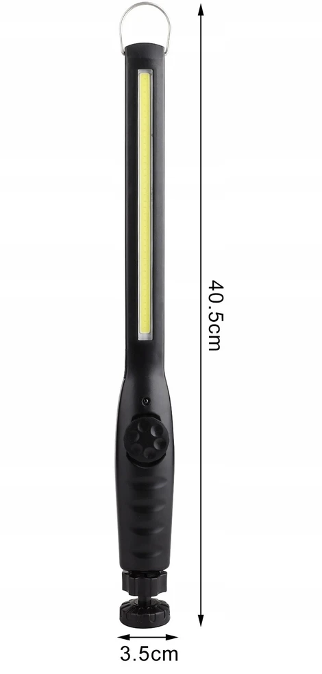 Lampa Dirbtuvių lempa, įkraunamas LED darbinis žibintuvėlis, 8 W galios, besisukantis korpusas