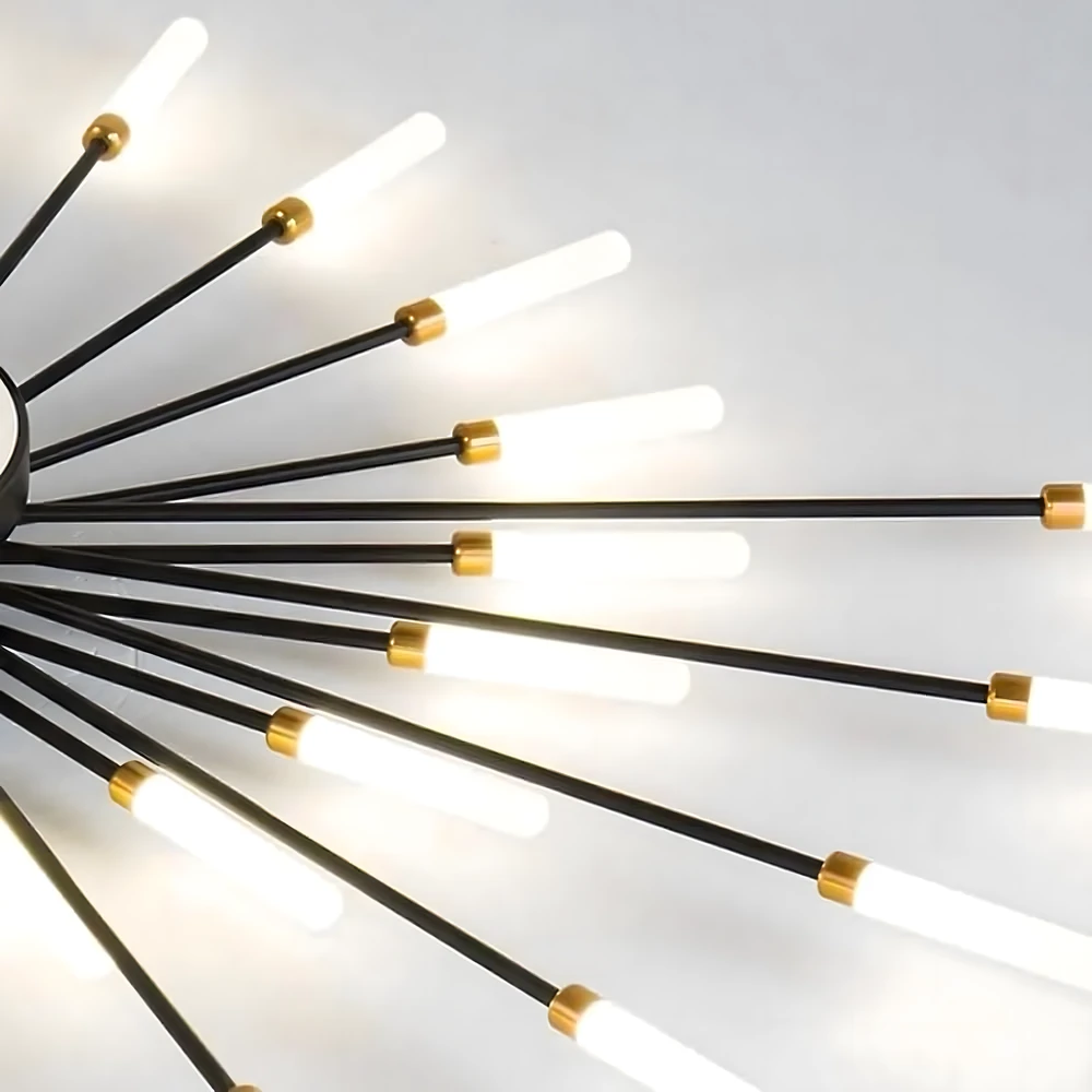 Lampa Fejerverkų sietynas LED lubinis šviestuvas, modernus svetainei, valgomajam, 12 W