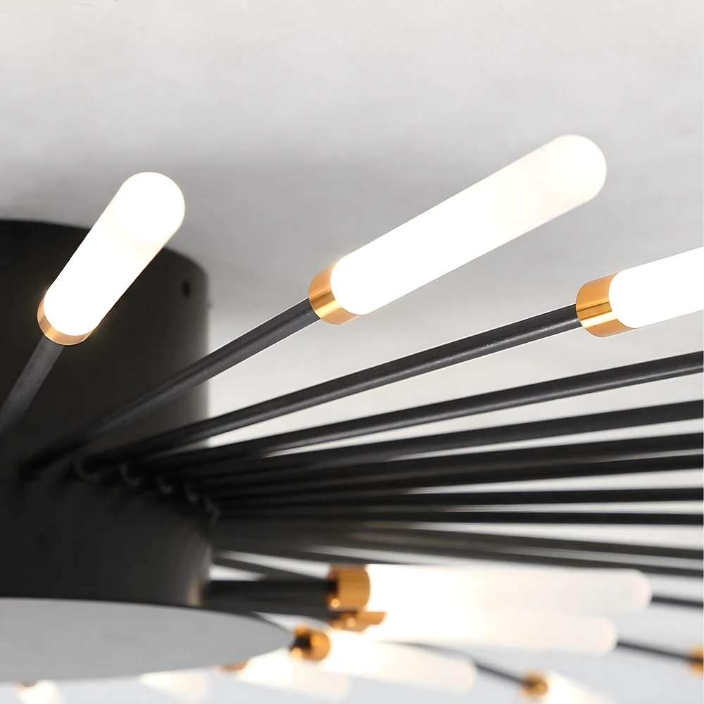 Lampa Fejerverkų sietynas LED lubinis šviestuvas, modernus svetainei, valgomajam, 12 W