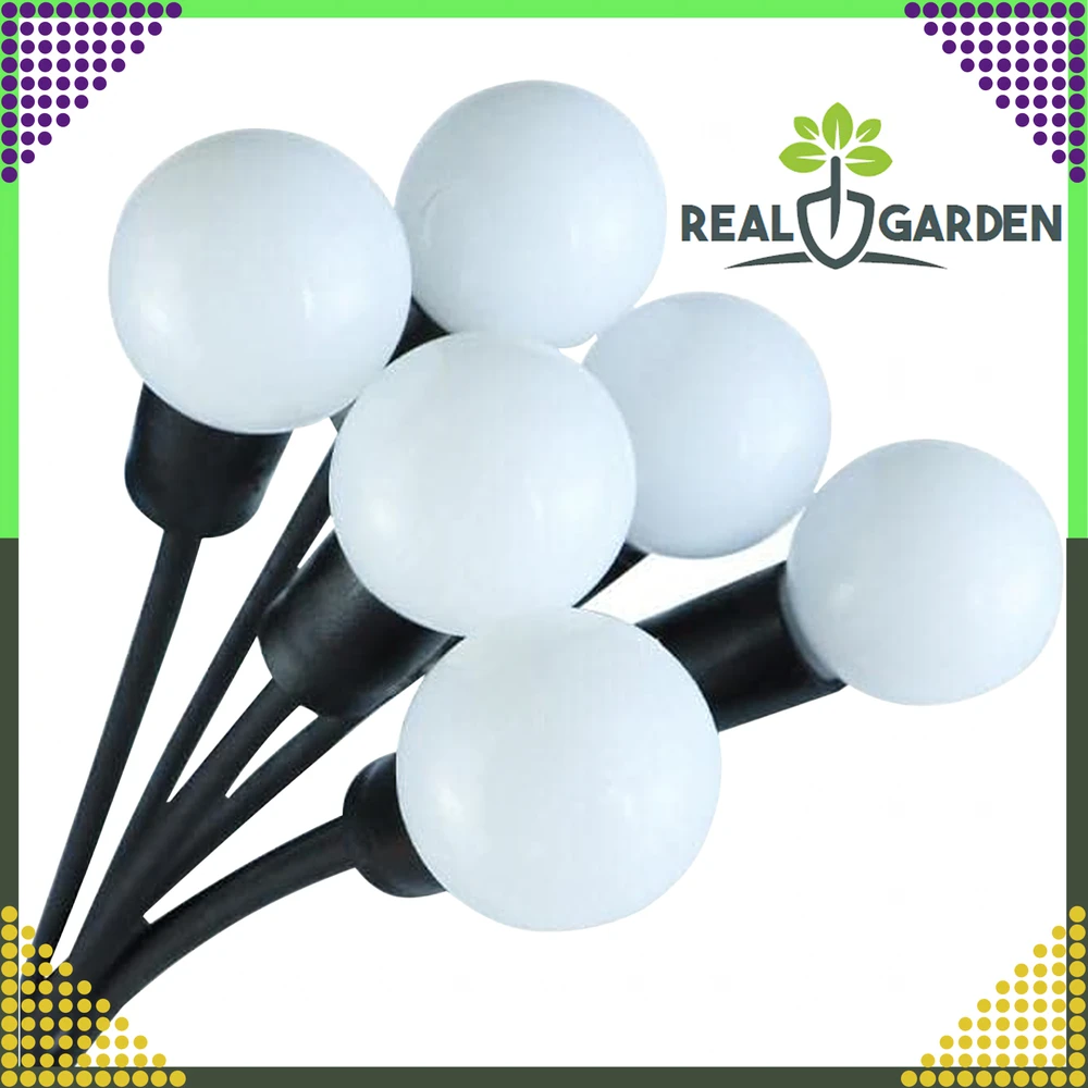 Lampa „Firefly“ saulės lempos, 2 dalys, 6 LED, prieblandos jutiklis, sodui