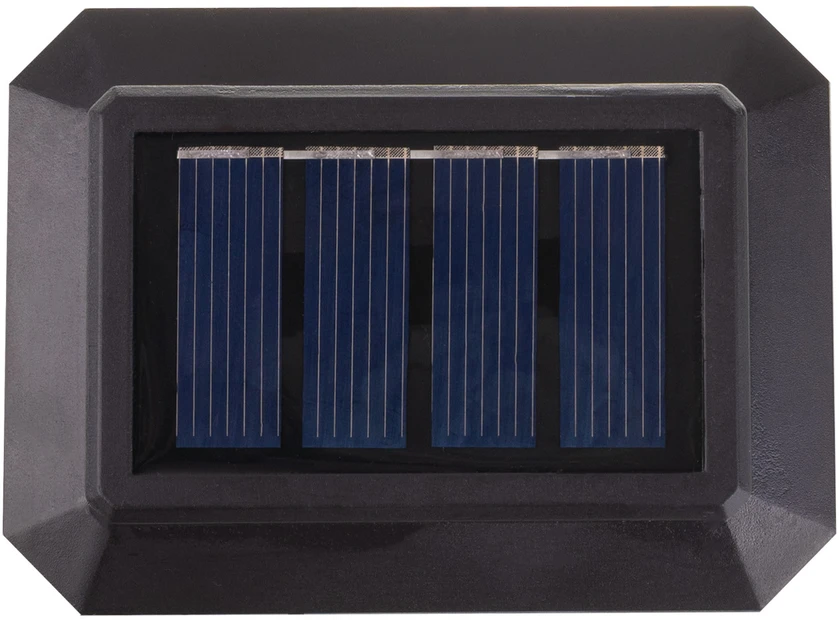 „GreenBlue“ saulės energija varomas LED stulpas, 60x40 mm, voko formos gaubtas, 3200 K, GB125 WW