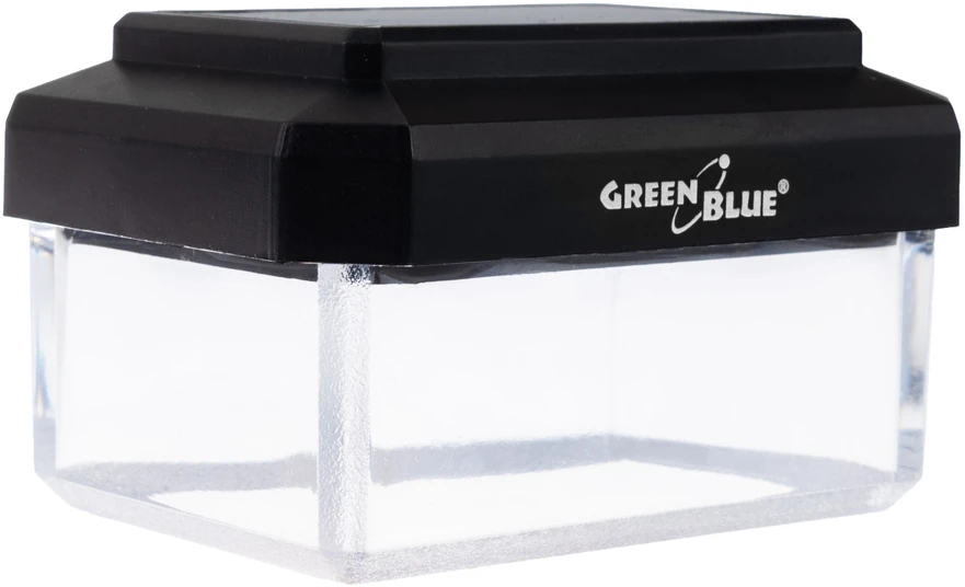 „GreenBlue“ saulės energija varomas LED stulpas, 60x40 mm, voko formos gaubtas, 3200 K, GB125 WW