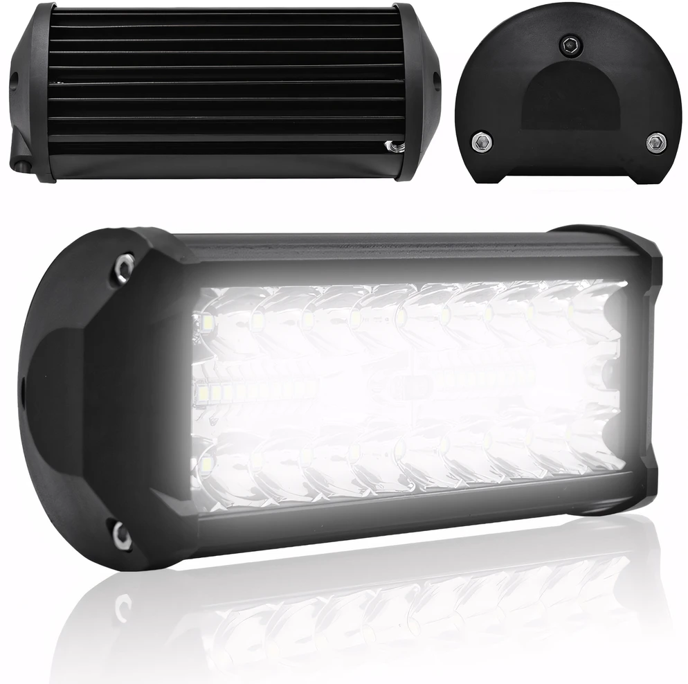 Lampa Halogeninis LED darbo žibintas 120 W prožektorius, vandeniui atsparus, 40 diodų