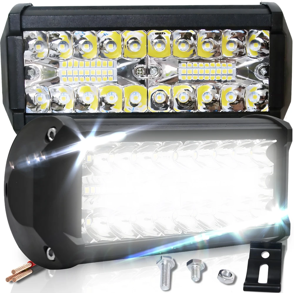 Lampa Halogeninis LED darbo žibintas 120 W prožektorius, vandeniui atsparus, 40 diodų