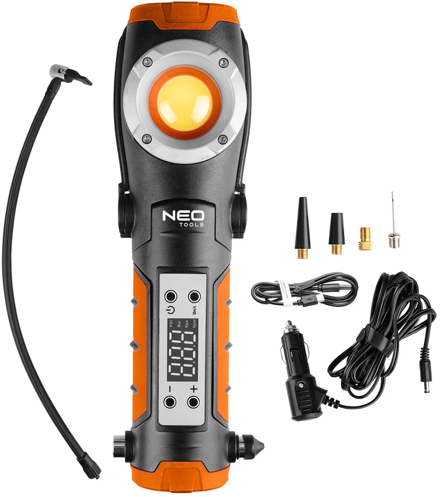 Neo Tools Lampa Įkraunama lempa 800 lm su kompresoriumi