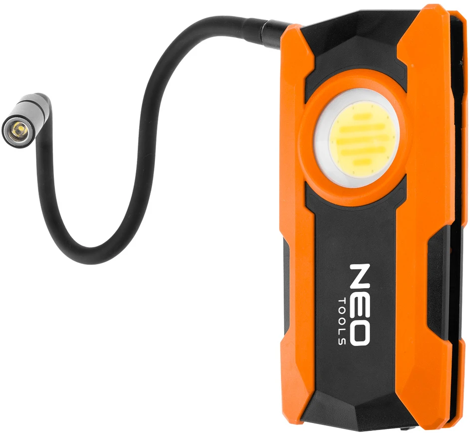 Neo Lampa Įkraunamas dirbtuvių šviestuvas su žibintuvėliu 1500+100lm