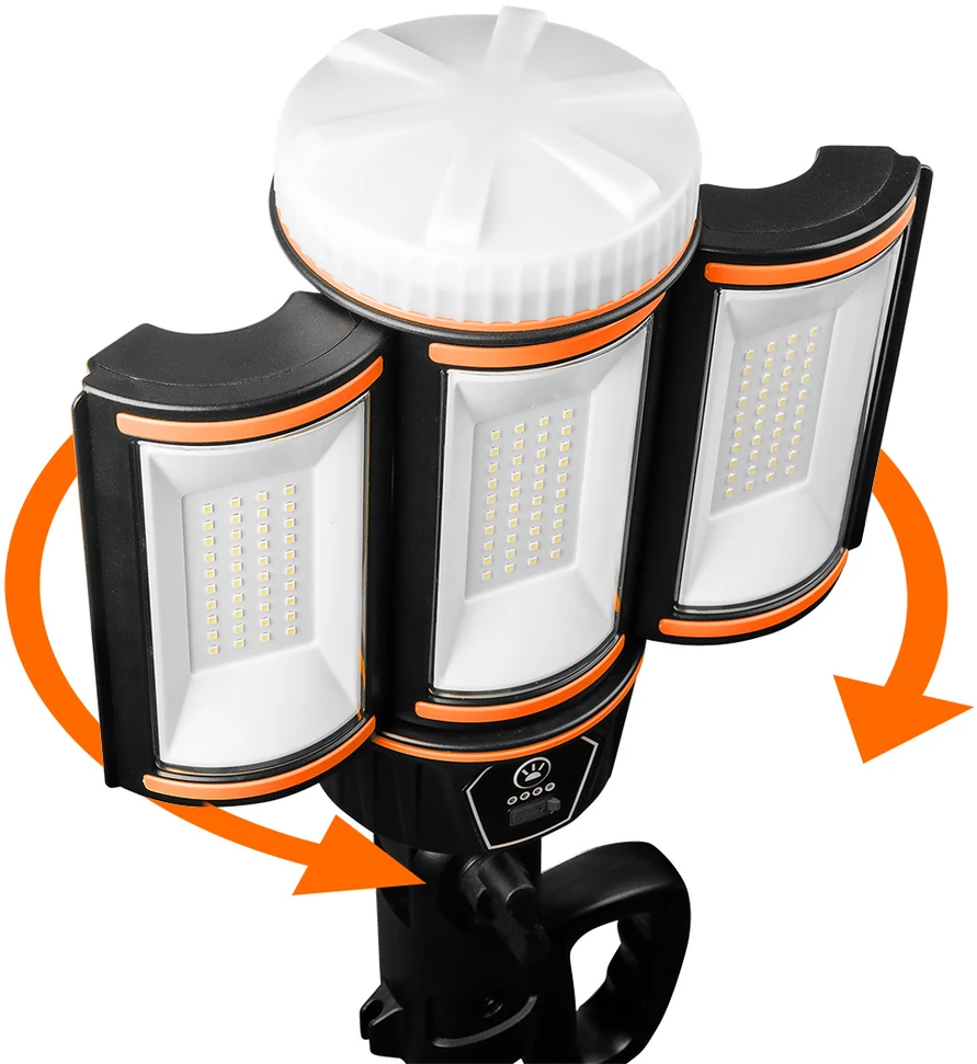 Neo Tools Lampa Įkraunamas stovo šviestuvas 5000 lm + įkroviklis