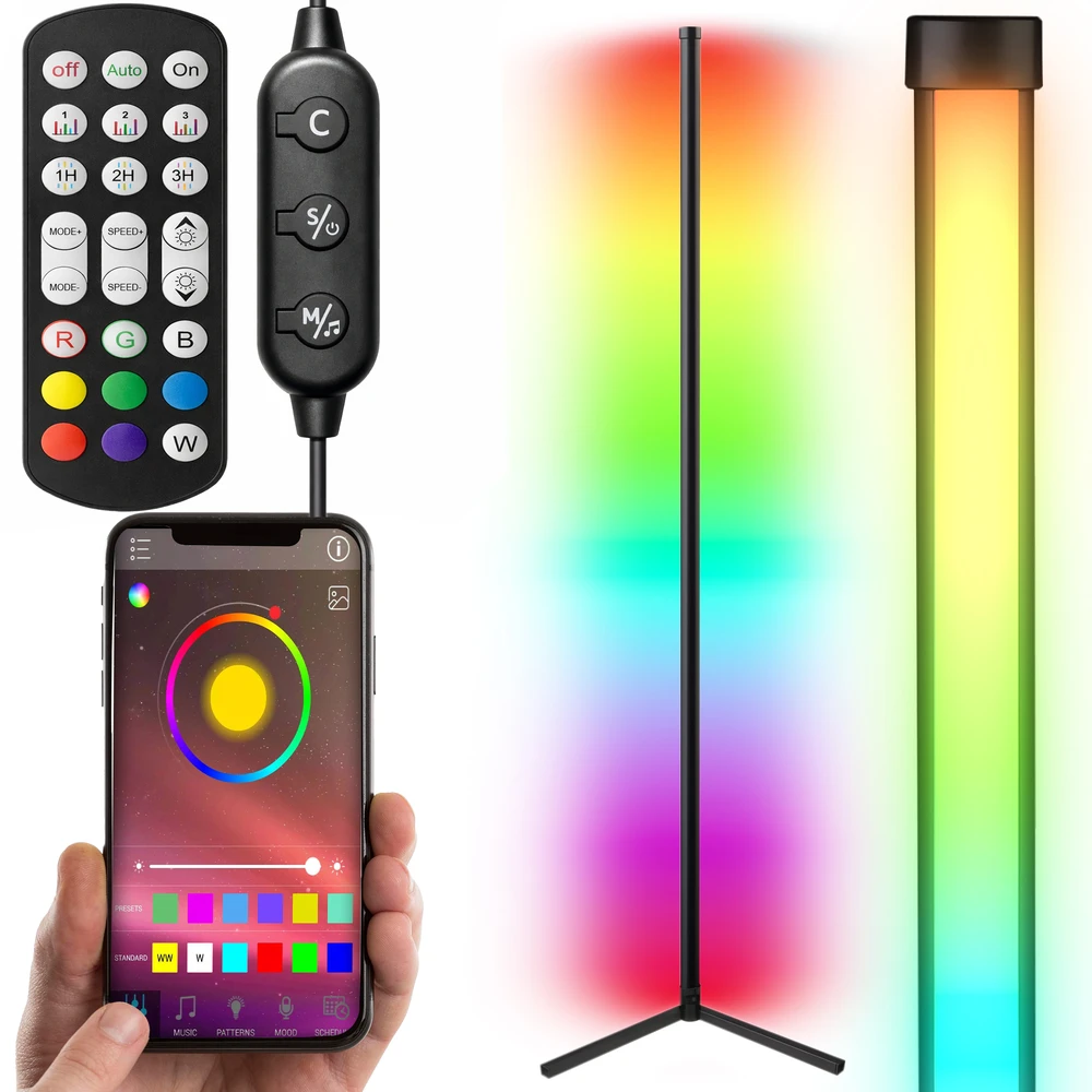 Lampa Kampinis grindų šviestuvas Retoo HomeSmart