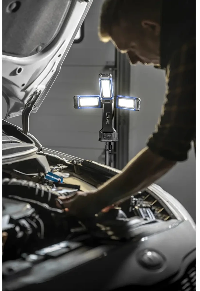 Dedra Lampa Sulankstoma daugiafunkcinė LED lempa 4500lm, trikojis, dviejų spalvų