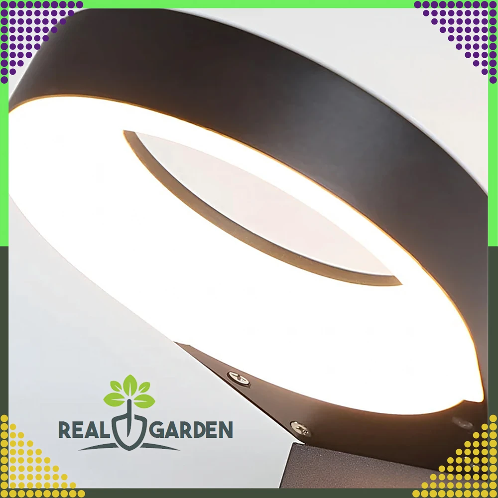 Lampa LED sodo šviestuvas, 18 W, modernus, 60 cm, lauko stulpas, pastatomas, apvalus