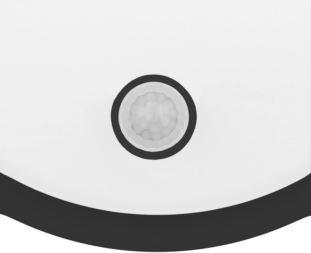 Lampa LED su judesio jutikliu Maclean, PIR jutiklis, juoda, 10W/15/18W, IP65, galimybė keisti spalvą 3000/4000/6000K, MCE535 B