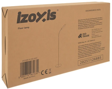 LED floor lamp 180cm Izoxis 26885