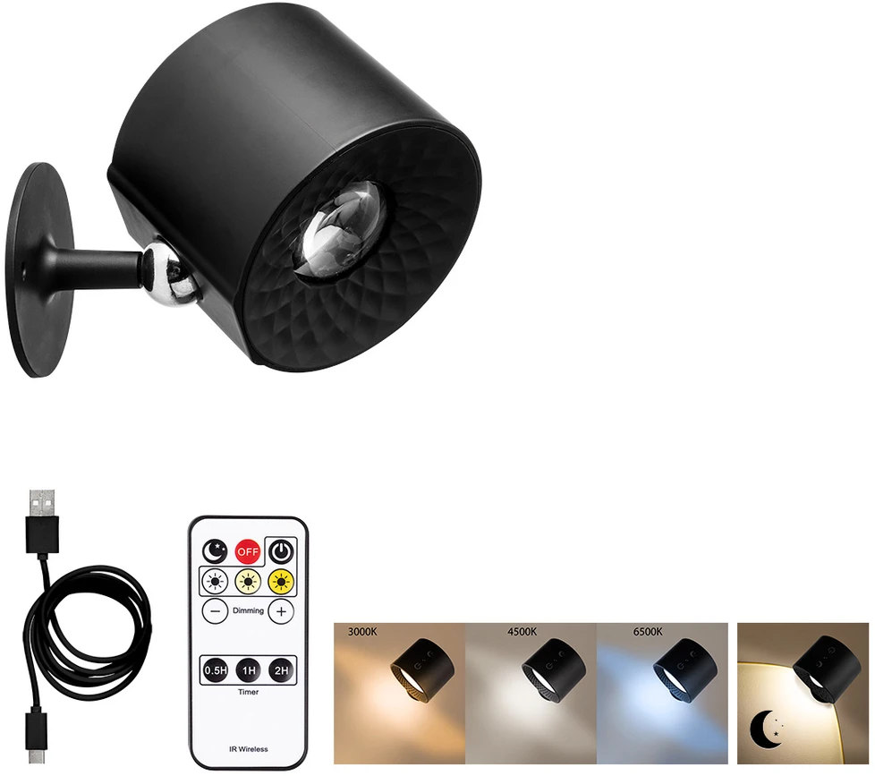 Lampa LED vidaus apšvietimas + nuotolinio valdymo pultas 2500 mAh