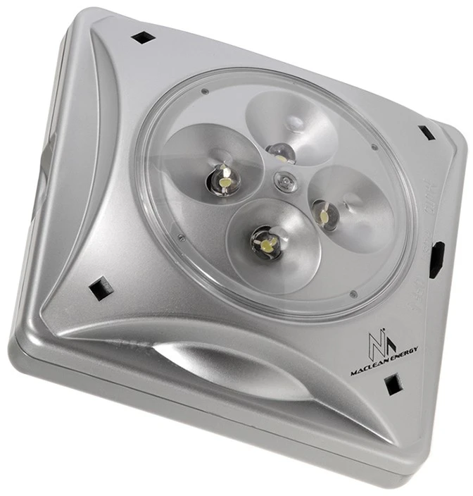 Lubinis šviestuvas Lampa „Maclean“ 4 LED saulės energija varomas skėčio žibintas, MCE124