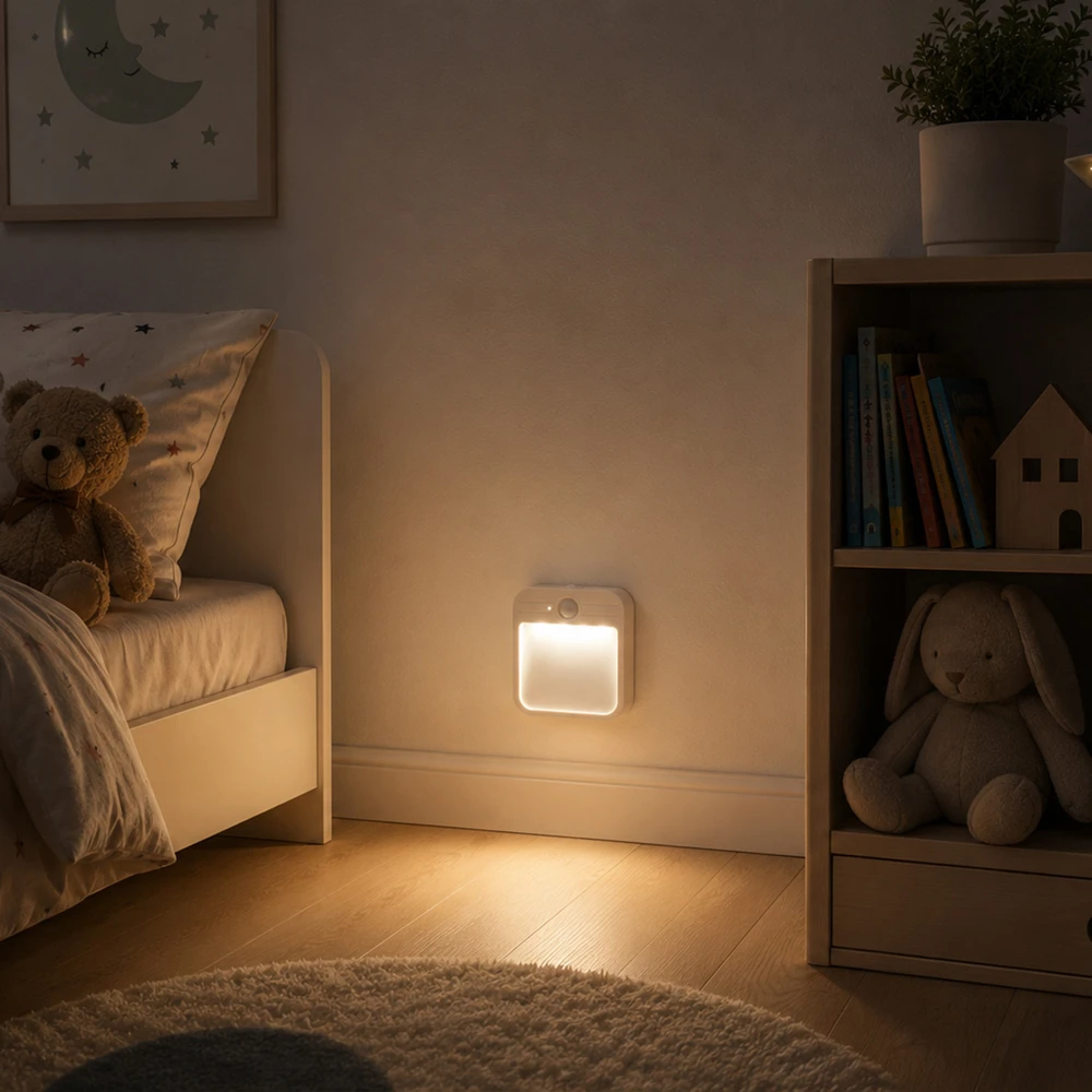 Lubinis šviestuvas MACLEAN MCE236 Maclean MCE236 LED laiptų lempa su judesio jutikliu 4000K akum 3.7V/500mAh