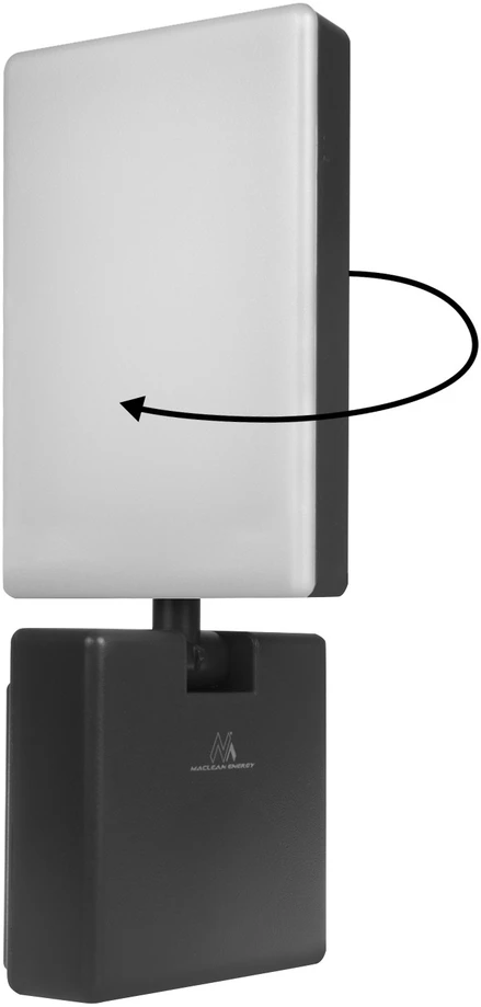 Lampa Maclean LED lempa, juoda, 10W, IP65, 700lm, neutrali balta (4000K) MCE514 B
