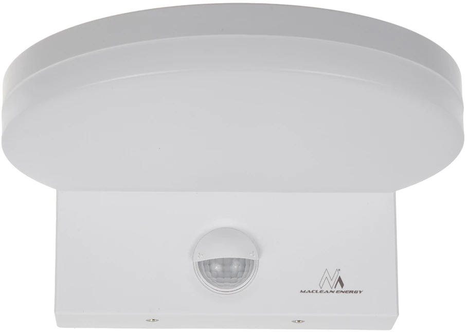 Lampa „Maclean“ LED šviestuvas su judesio jutikliu, PIR judesio jutikliu, baltas, 15 W, IP65, 1560 lm, neutrali balta (4000 K) MCE344 W