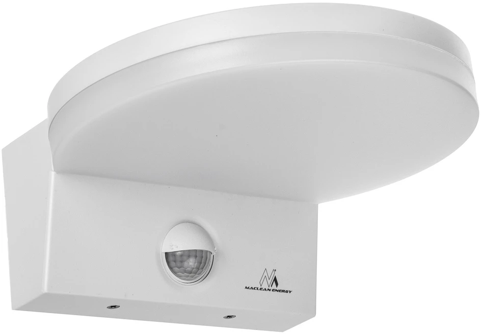 Lampa „Maclean“ LED šviestuvas su judesio jutikliu, PIR judesio jutikliu, baltas, 15 W, IP65, 1560 lm, neutrali balta (4000 K) MCE344 W