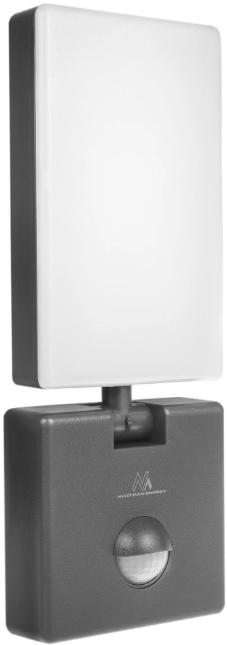 Lampa „Maclean“ LED šviestuvas su judesio jutikliu, PIR judesio jutiklis, pilkas, 10 W, IP65, 800 lm, neutrali balta (4000 K) MCE516 GR