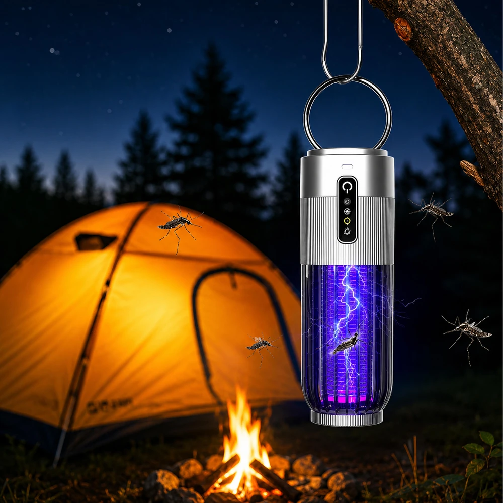 Lampa Pakabinama sodo lempa su laikmačiu nuo uodų, musių, vabzdžių