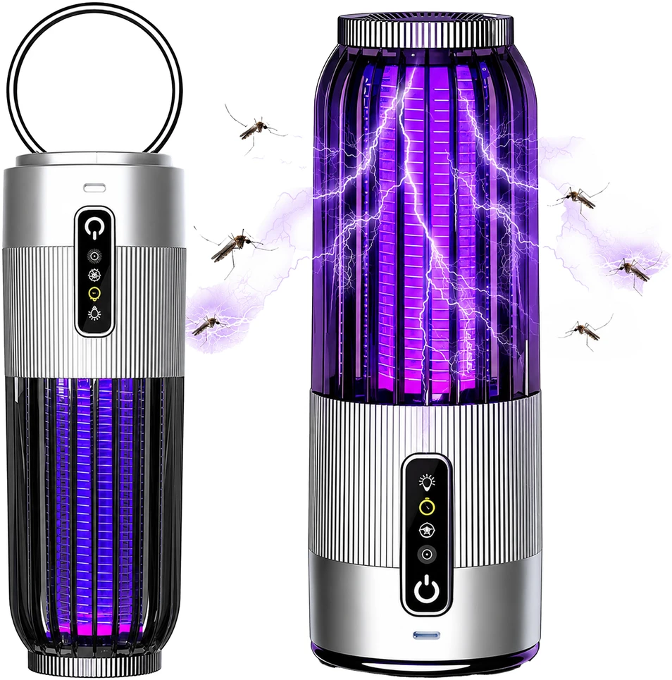 Lampa Pakabinama sodo lempa su laikmačiu nuo uodų, musių, vabzdžių