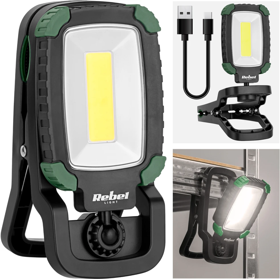 Lampa „Rebel“ LED dirbtuvių lempa