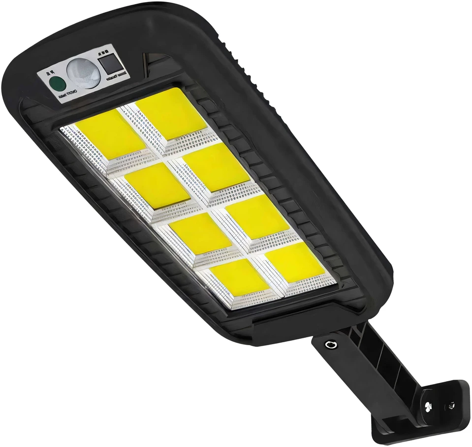 Lampa Saulės energija varomas LED šviestuvas, sodo gatvės šviestuvas, nuotolinio valdymo pultas, prieblandos judesio jutiklis - e846