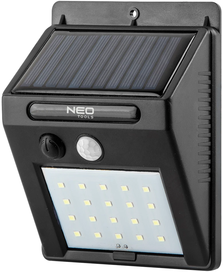 Lampa Saulės energija varomas sieninis šviestuvas 20 SMD LED 250 lm